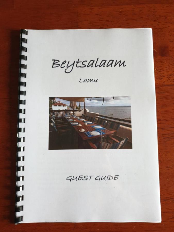 Beytsalam Bed & Breakfast Lamu Exterior foto